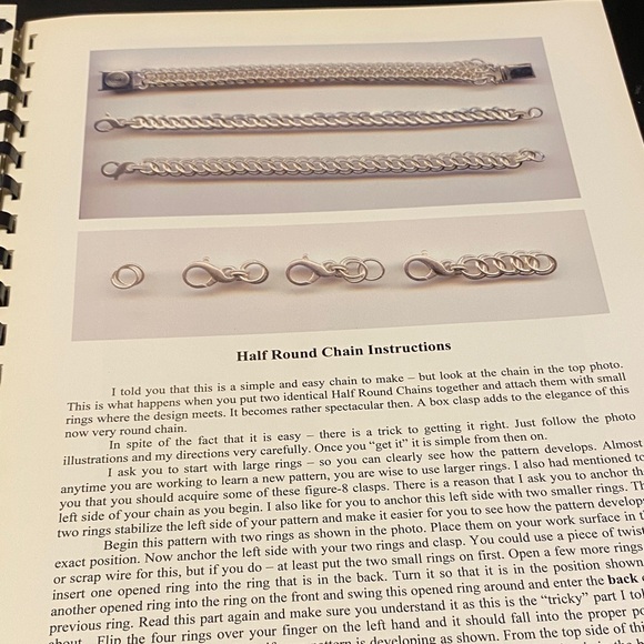 Elegant Wirecraft Jewelry how to craft book by Esther Lee vintage - Picture 13 of 16